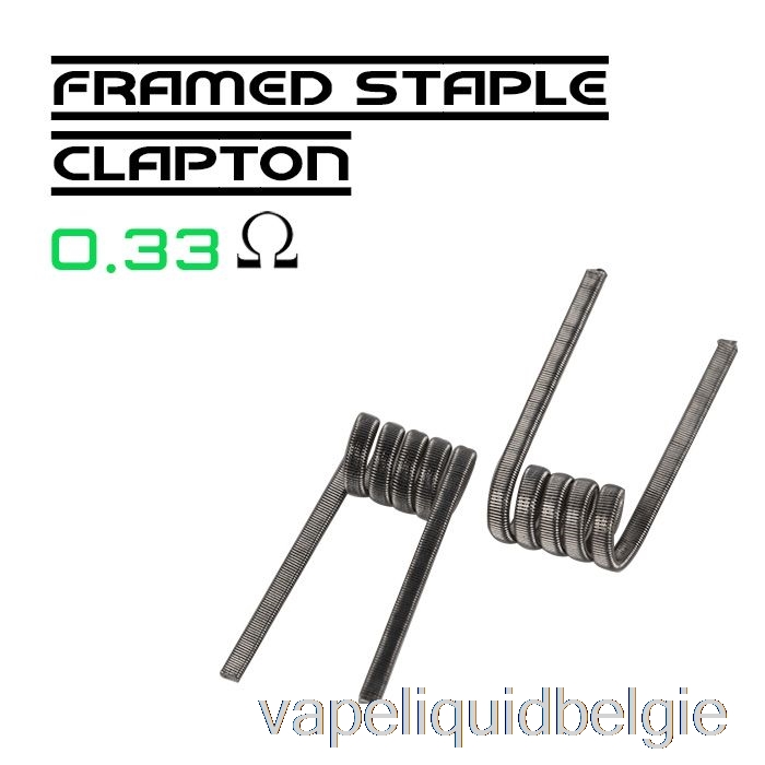 Vape Smaken Wotofo Comp Wire - Voorgebouwde Spoelen 0.33ohm Ingelijste Clapton - Verpakking Van 10